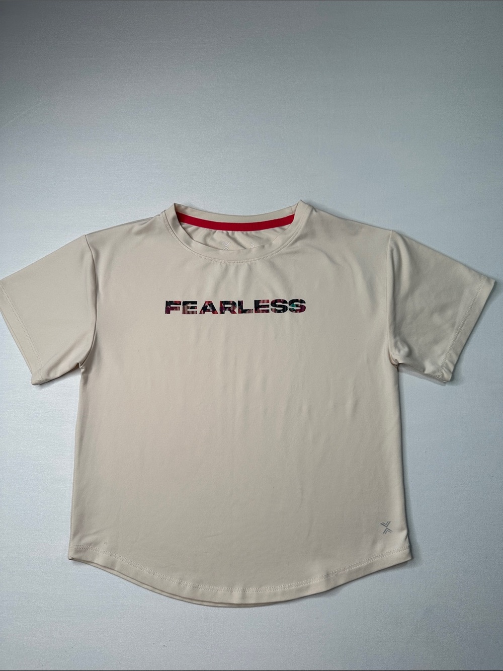 Kids Fearless Graphic Tee - Cream
